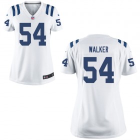 Women's Indianapolis Colts Nike White Game Jersey- WALKER#54
