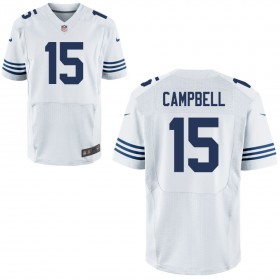 Mens Indianapolis Colts Nike White Alternate Elite Jersey CAMPBELL#15