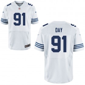Mens Indianapolis Colts Nike White Alternate Elite Jersey DAY#91