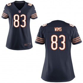 Women's Chicago Bears Nike Navy Blue Game Jersey WIMS#83