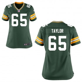 Women's Green Bay Packers Nike Green Game Jersey TAYLOR#65