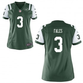 Women's New York Jets Nike Green Game Jersey FALES#3