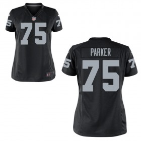 Women's Las Vegas Raiders Nike Black Game Jersey PARKER#75