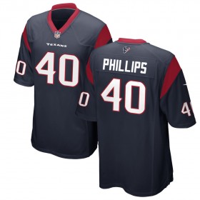 Youth Houston Texans Nike Navy Game Jersey PHILLIPS#40