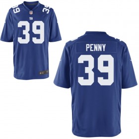 Youth New York Giants Nike Royal Game Jersey PENNY#39