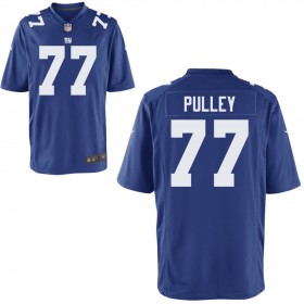 Youth New York Giants Nike Royal Game Jersey PULLEY#77