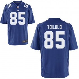 Youth New York Giants Nike Royal Game Jersey TOILOLO#85