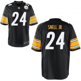 Youth Pittsburgh Steelers Nike Black Game Jersey SNELL JR#24