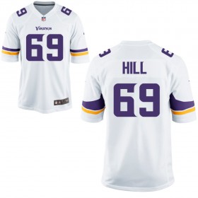 Nike Men's Minnesota Vikings White Game Jersey HILL#69
