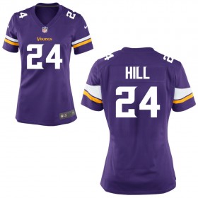 Women's Minnesota Vikings Nike Purple Game Jersey HILL#24