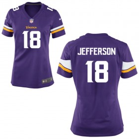 Women's Minnesota Vikings Nike Purple Game Jersey JEFFERSON#18
