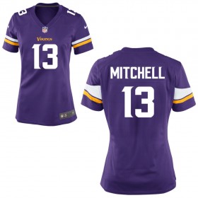 Women's Minnesota Vikings Nike Purple Game Jersey MITCHELL#13
