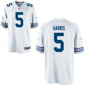Men's Indianapolis Colts Nike Royal Throwback Game Jersey HARRIS#5