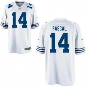 Men's Indianapolis Colts Nike Royal Throwback Game Jersey PASCAL#14