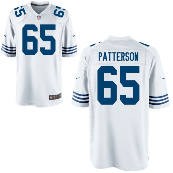 Men's Indianapolis Colts Nike Royal Throwback Game Jersey PATTERSON#65