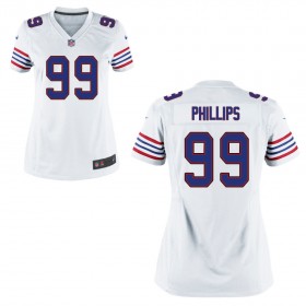 Women's Buffalo Bills Nike White Throwback Game Jersey PHILLIPS#99