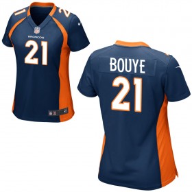 Women's Denver Broncos Nike Navy Blue Game Jersey BOUYE#21