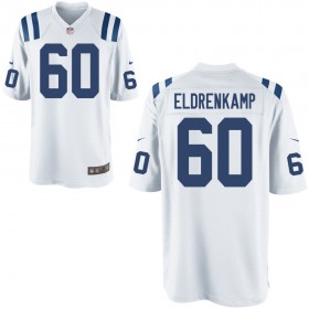 Youth Indianapolis Colts Nike White Game Jersey ELDRENKAMP#60