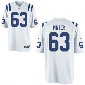 Youth Indianapolis Colts Nike White Game Jersey PINTER#63