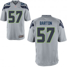 Seattle Seahawks Nike Alternate Game Jersey - Gray BARTON#57