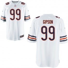 Nike Men's Chicago Bears Game White Jersey GIPSON#99