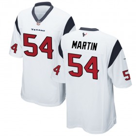 Nike Men's Houston Texans Game White Jersey MARTIN#54