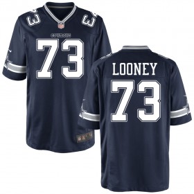 Men's Dallas Cowboys Nike Navy Game Jersey LOONEY#73